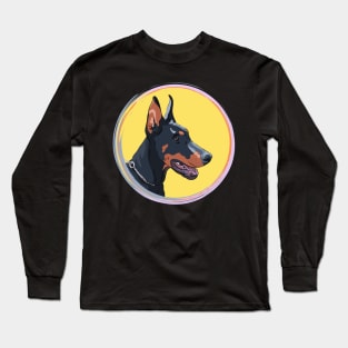 Dog Doberman Pinscher Long Sleeve T-Shirt